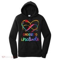 Choose Include Autism Day Teacher School Women's Hoodie thumb 0