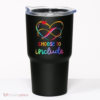 Choose Include Autism Day Teacher School Tumbler