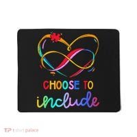 Choose Include Autism Day Teacher School Mousepad thumb 0