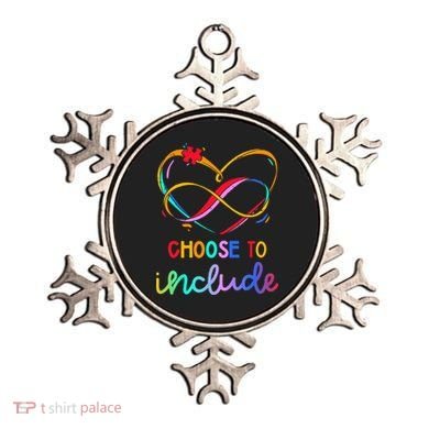 Choose Include Autism Day Teacher School Ornament