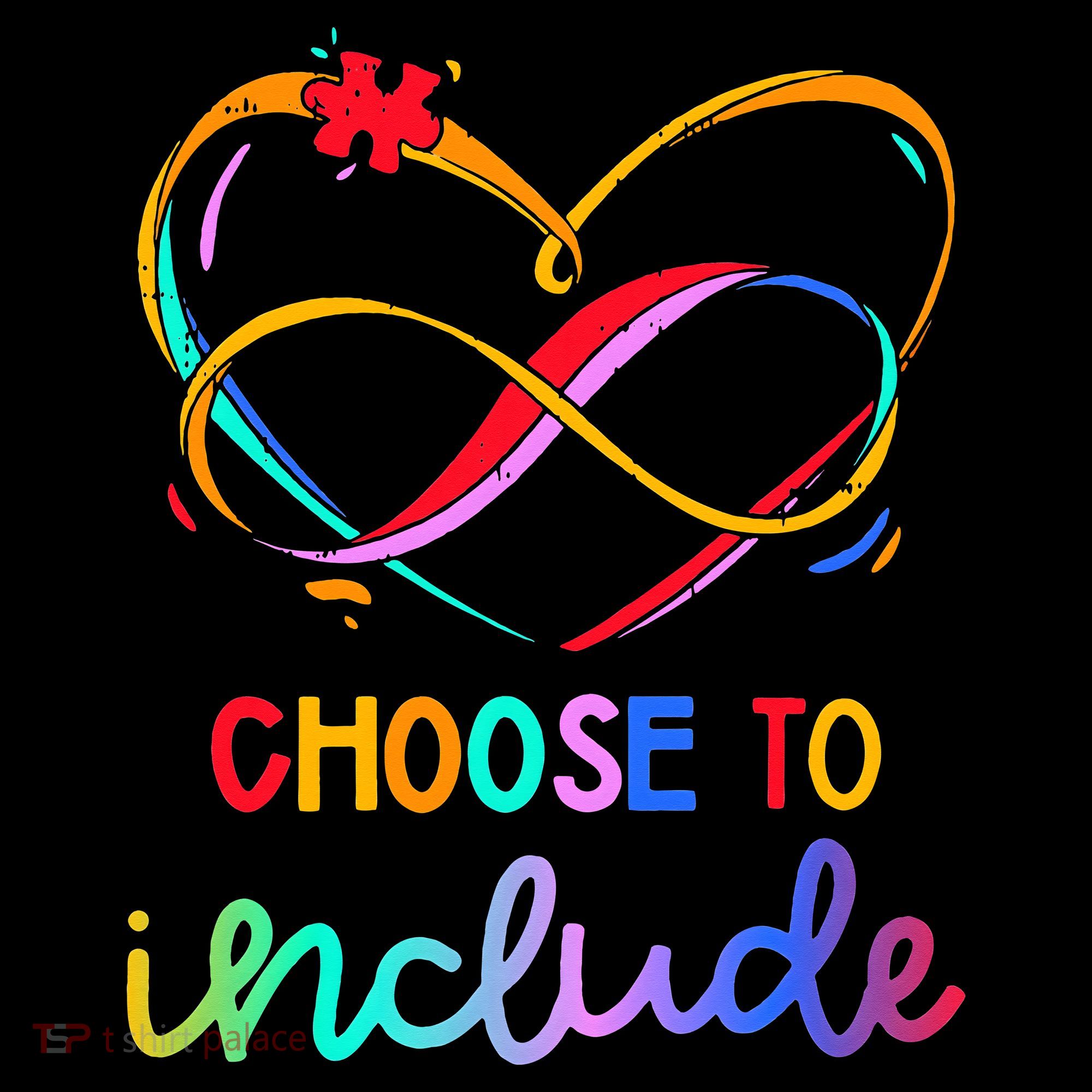 Choose Include Autism Day Teacher School Toddler Hoodie