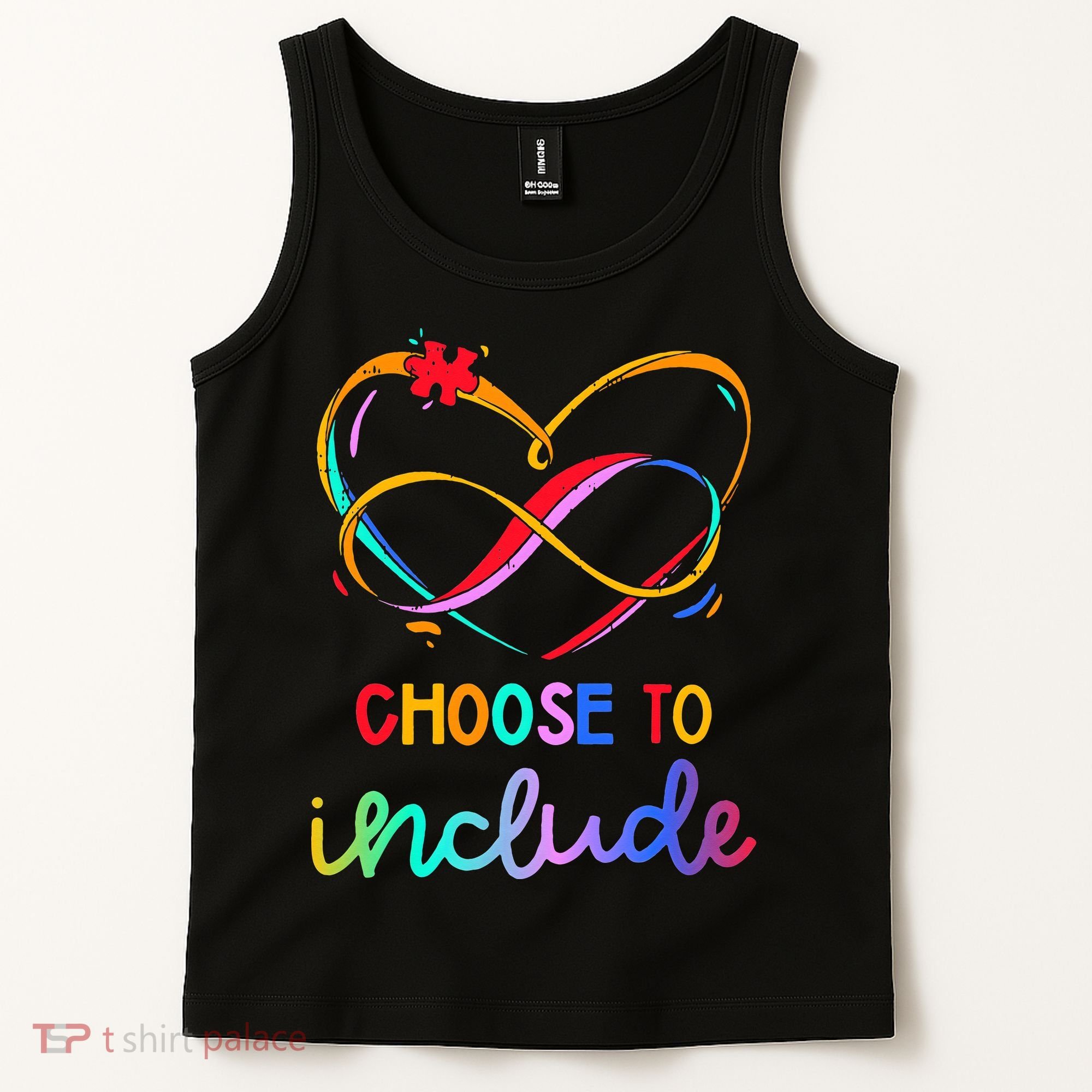 Choose Include Autism Day Teacher School Tank Top