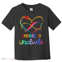 Choose Include Autism Day Teacher School Toddler T-Shirt thumb 0
