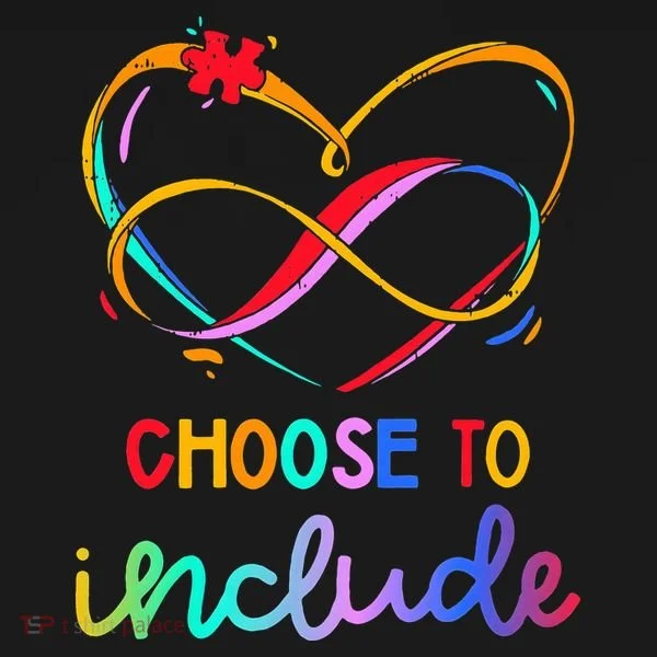 Choose Include Autism Day Teacher School Women's T-Shirt