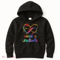 Choose Include Autism Day Teacher School Kids Hoodie thumb 0