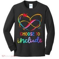 Choose Include Autism Day Teacher School Kids Long Sleeve Shirt thumb 0