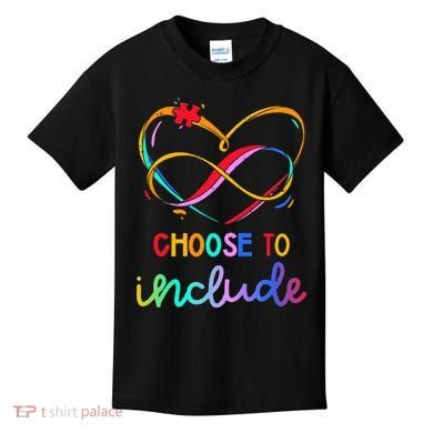 Choose Include Autism Day Teacher School Kids T-Shirt