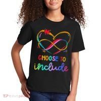 Choose Include Autism Day Teacher School Kids T-Shirt thumb 2