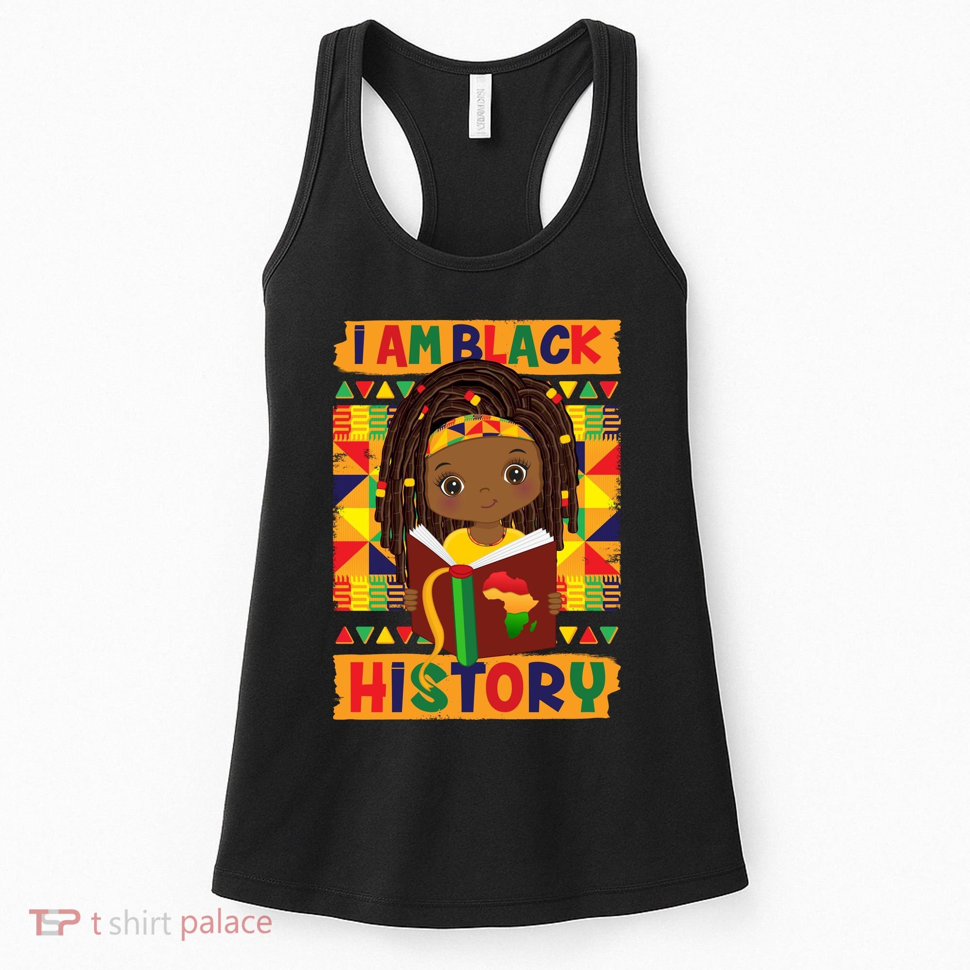 Cute I Am Black History Girl Celebrate Black History Women's Tank Top