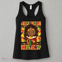 Cute I Am Black History Girl Celebrate Black History Women's Tank Top thumb 3