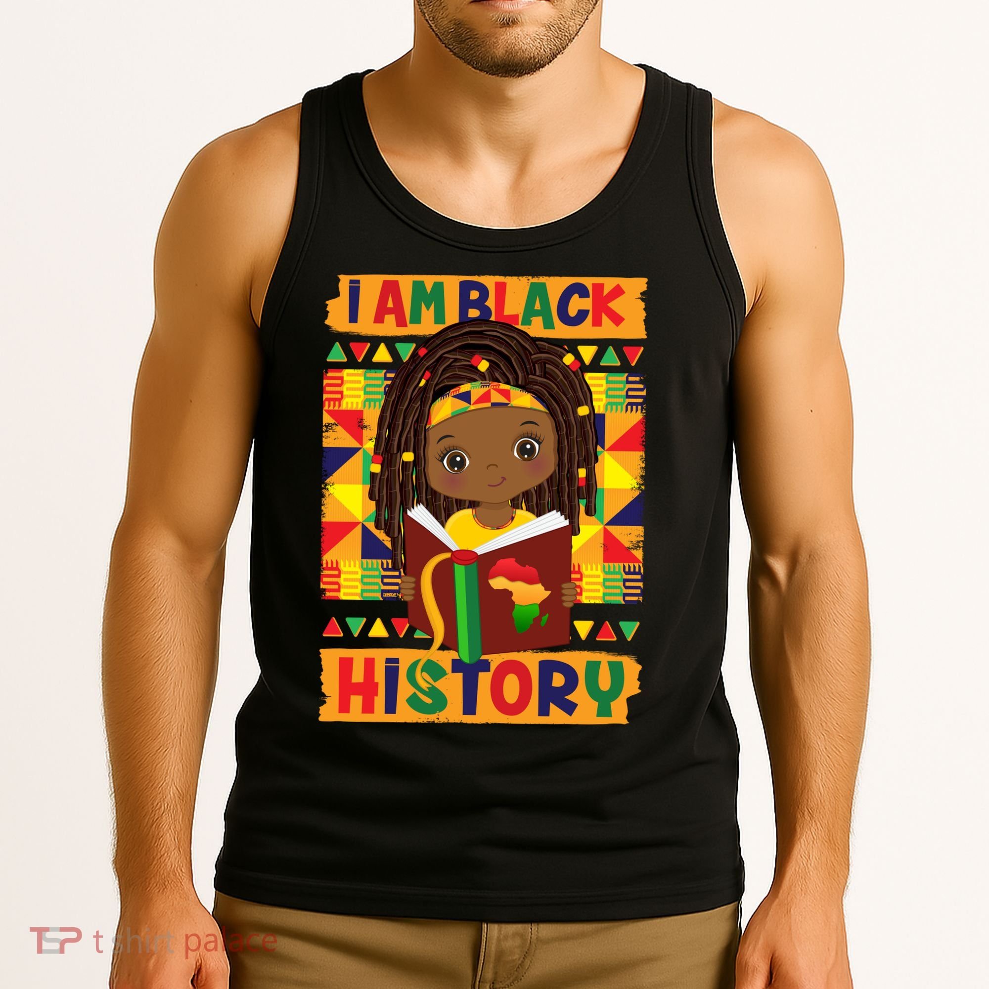 Cute I Am Black History Girl Celebrate Black History Tank Top