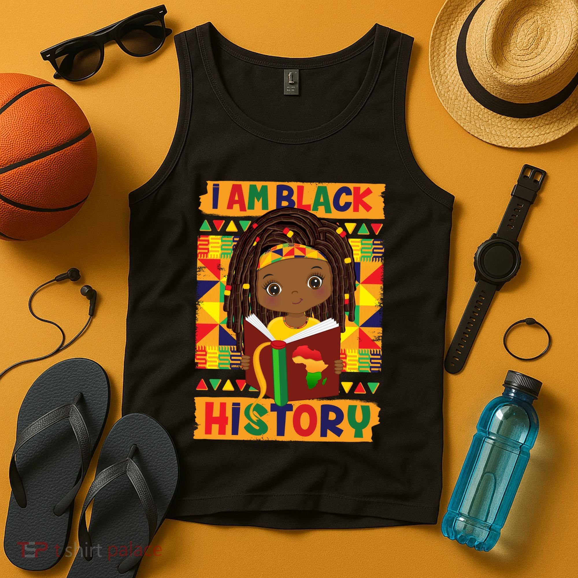 Cute I Am Black History Girl Celebrate Black History Tank Top