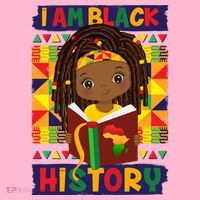 Cute I Am Black History Girl Celebrate Black History Mousepad thumb 1