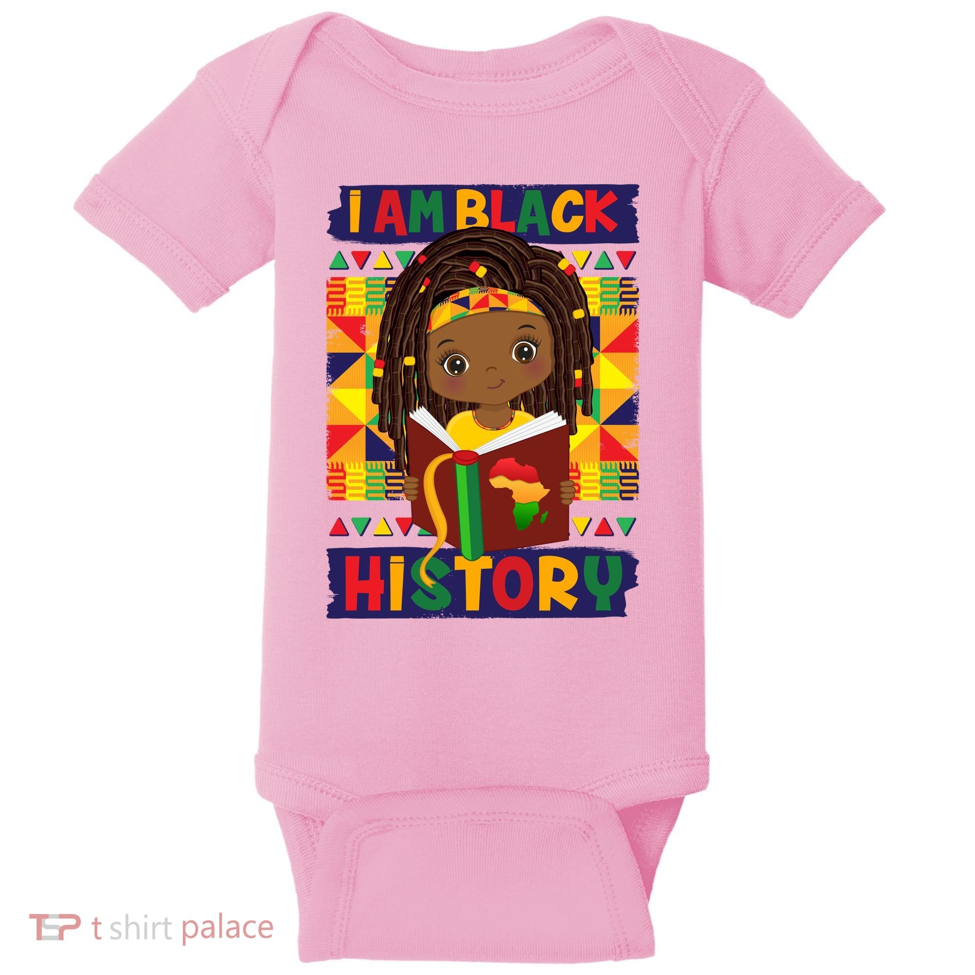 Cute I Am Black History Girl Celebrate Black History Baby Bodysuit