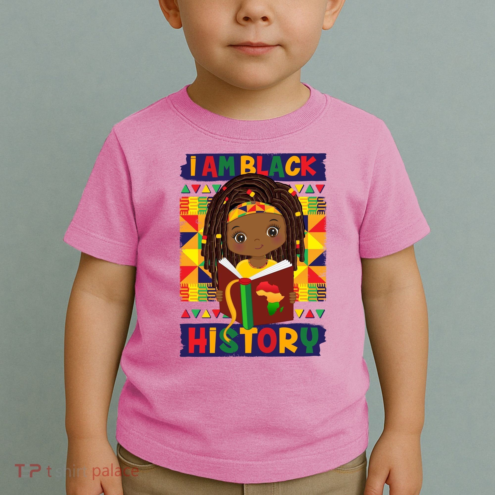 Cute I Am Black History Girl Celebrate Black History Toddler T-Shirt