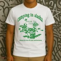 Camping In Alaska Please Be Nice 10 Year Anniversary T-Shirt thumb 3
