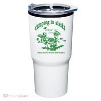 Camping In Alaska Please Be Nice 10 Year Anniversary Tumbler thumb 0