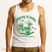 Camping In Alaska Please Be Nice 10 Year Anniversary Tank Top thumb 3