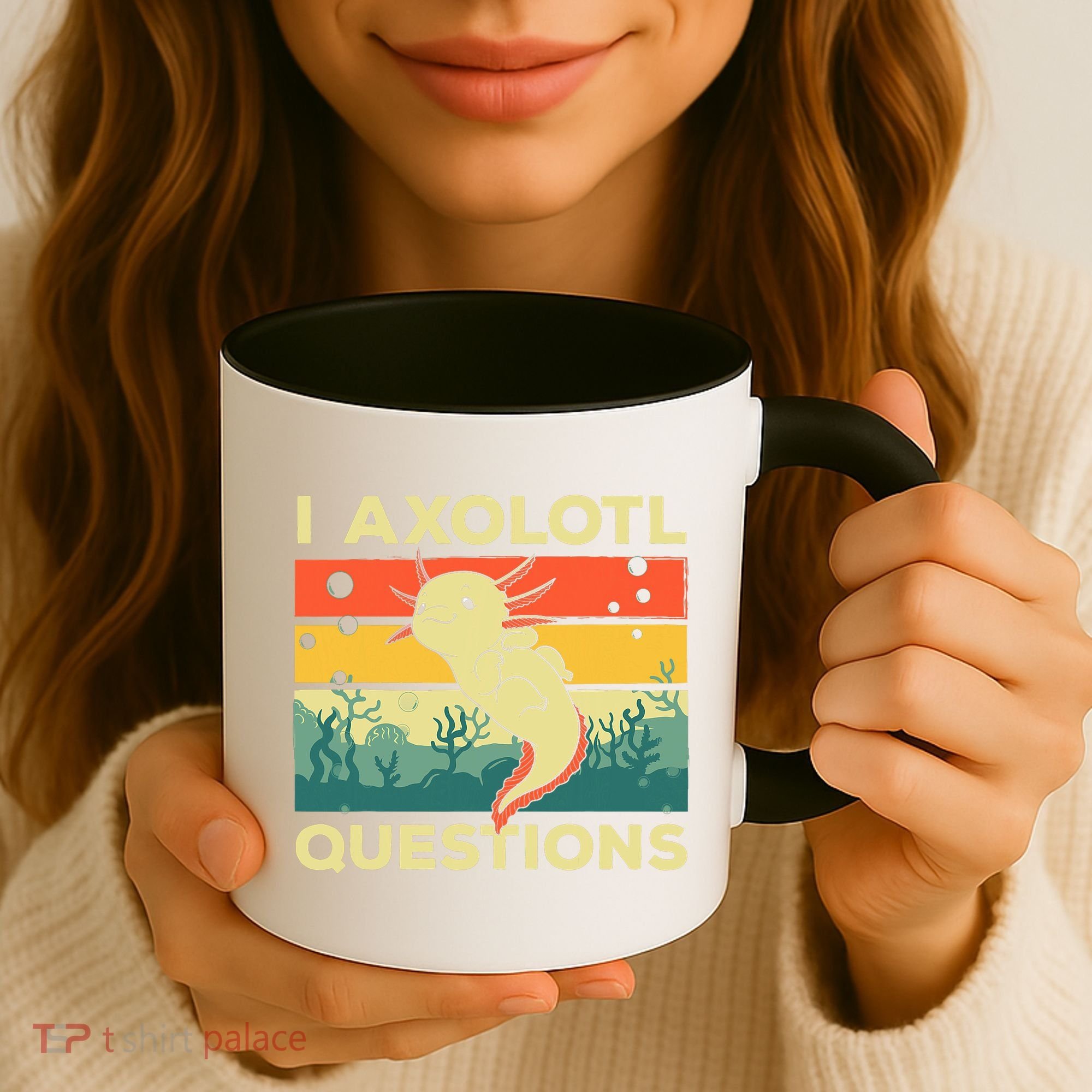 Cool I Axolotl Questions For  Fish Salamander Coffee Mug