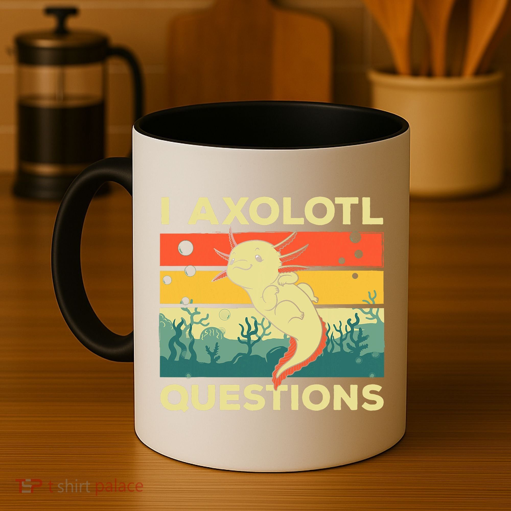 Cool I Axolotl Questions For  Fish Salamander Coffee Mug