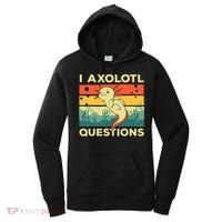 Cool I Axolotl Questions For  Fish Salamander Women's Hoodie thumb 0