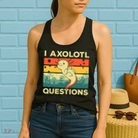 Cool I Axolotl Questions For  Fish Salamander Women's Tank Top thumb 2