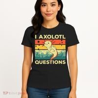 Cool I Axolotl Questions For  Fish Salamander Women's T-Shirt thumb 4