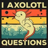 Cool I Axolotl Questions For  Fish Salamander Women's T-Shirt thumb 6