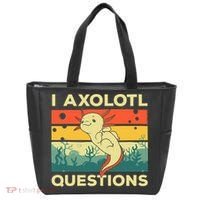 Cool I Axolotl Questions For  Fish Salamander Tote Bag thumb 0