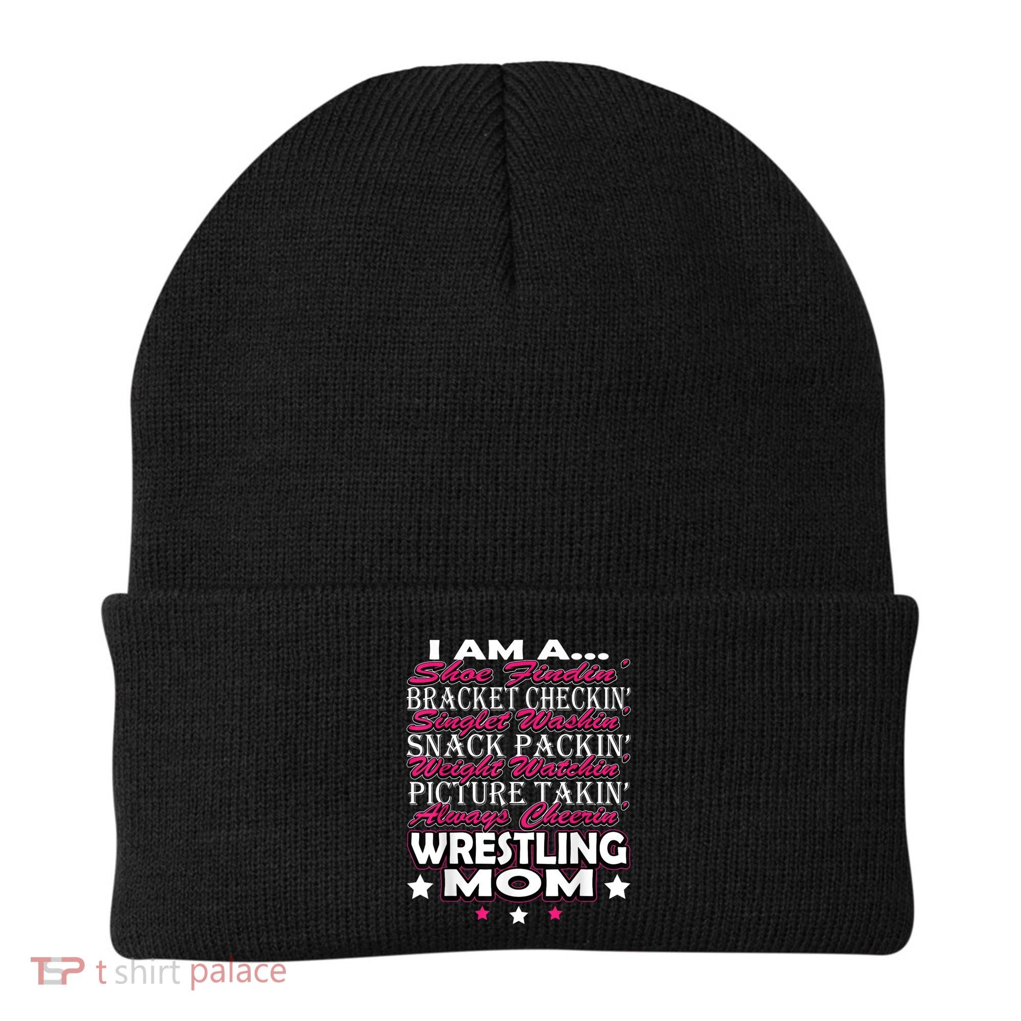 Cute I Am A Wrestling Mom Mamafor Women Beanie