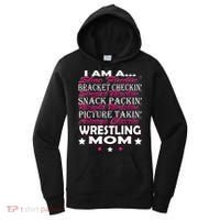 Cute I Am A Wrestling Mom Mamafor Women Women's Hoodie thumb 0