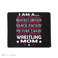 Cute I Am A Wrestling Mom Mamafor Women Mousepad thumb 0