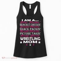 Cute I Am A Wrestling Mom Mamafor Women Women's Tank Top thumb 0