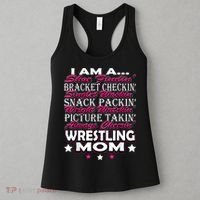 Cute I Am A Wrestling Mom Mamafor Women Women's Tank Top thumb 3