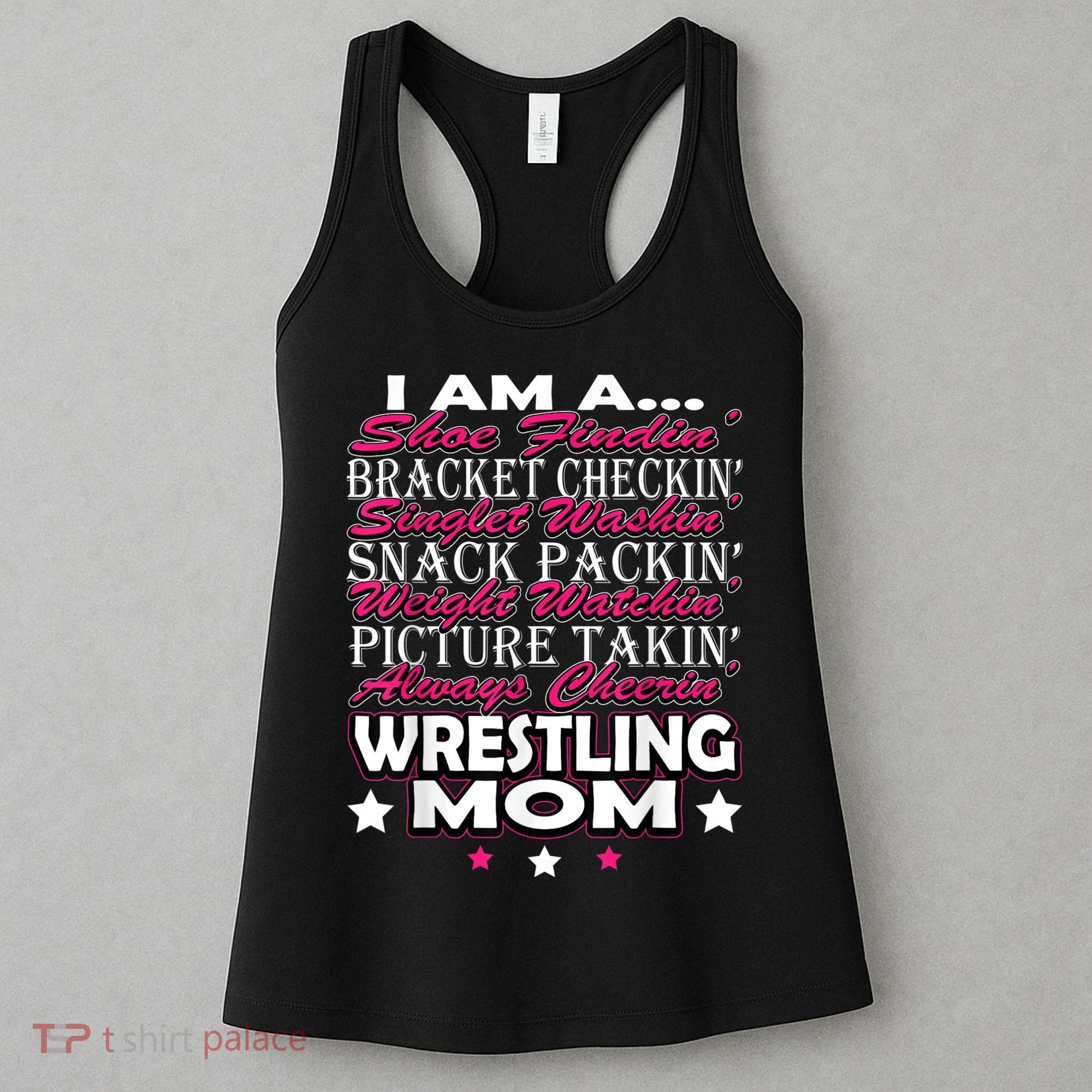 Cute I Am A Wrestling Mom Mamafor Women Women's Tank Top