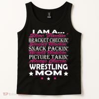 Cute I Am A Wrestling Mom Mamafor Women Tank Top thumb 2