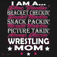Cute I Am A Wrestling Mom Mamafor Women Kids Sweatshirt thumb 2