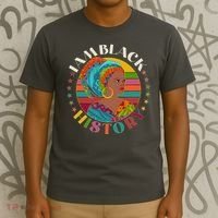 Colorful I Am Black History T-Shirt thumb 3