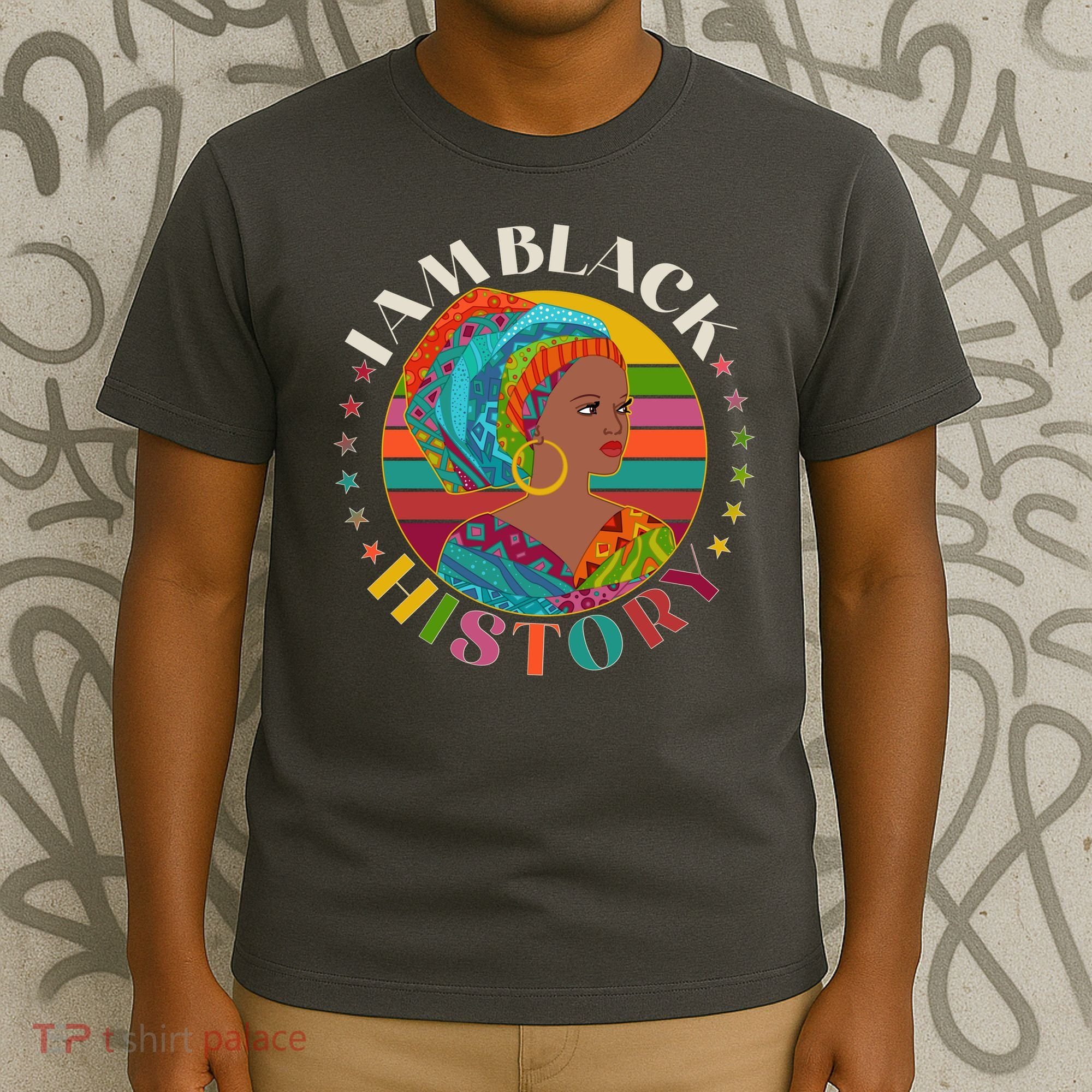 Colorful I Am Black History T-Shirt