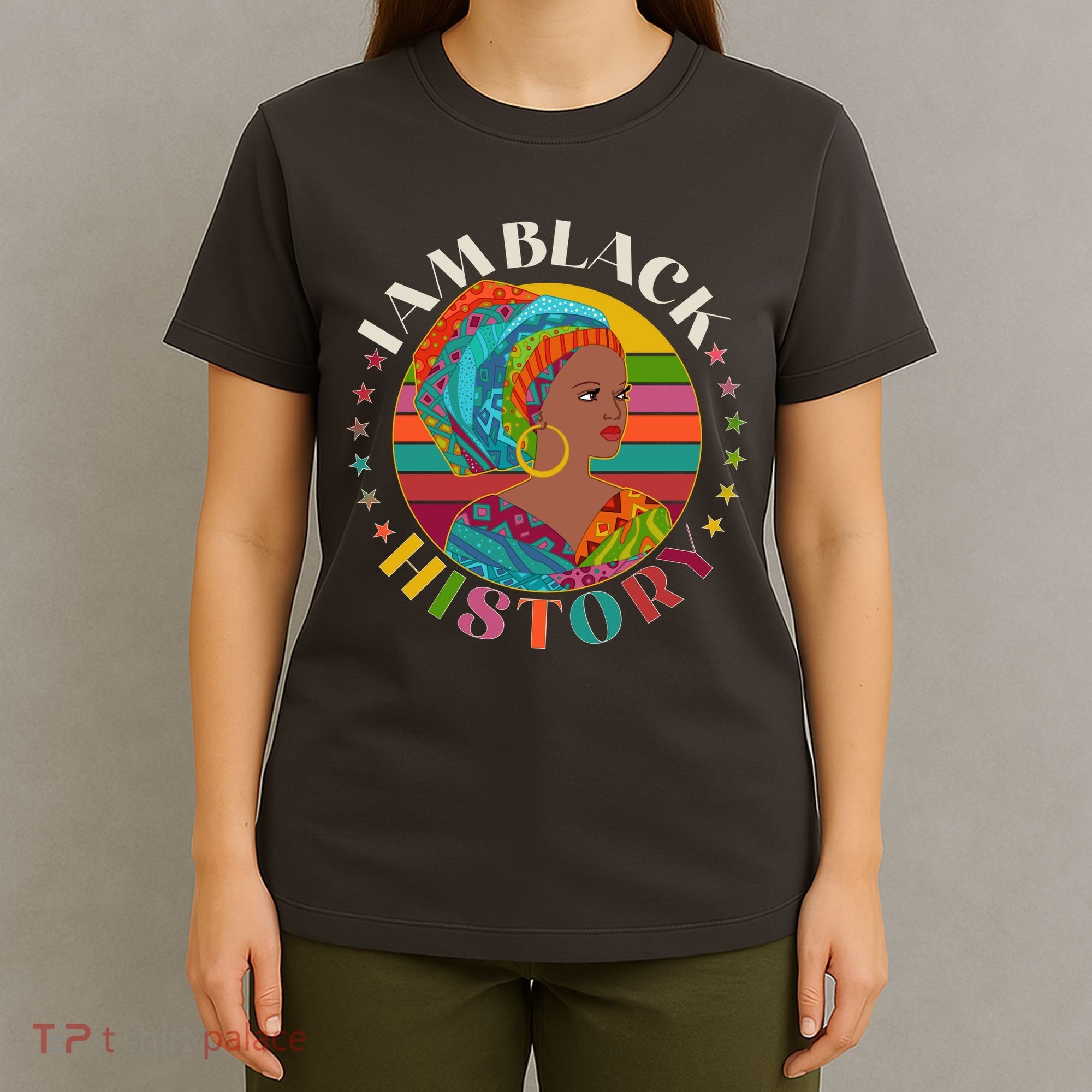 Colorful I Am Black History T-Shirt