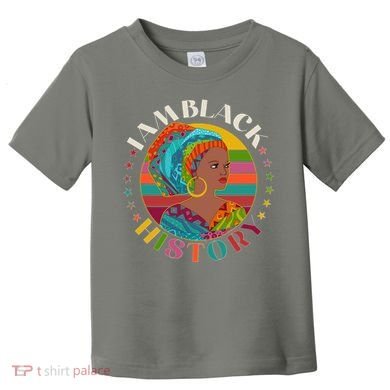 Colorful I Am Black History Toddler T-Shirt