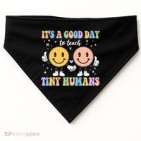 Cute It's A Good Day To Teach Tiny Humans Back To School USA-Made Doggie Bandana thumb 0
