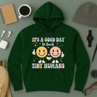 Cute It's A Good Day To Teach Tiny Humans Back To School Hoodie thumb 3