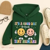 Cute It's A Good Day To Teach Tiny Humans Back To School Hoodie thumb 4