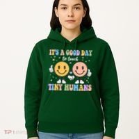 Cute It's A Good Day To Teach Tiny Humans Back To School Hoodie thumb 5