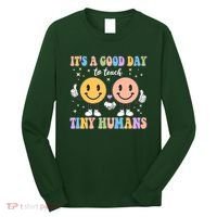 Cute It's A Good Day To Teach Tiny Humans Back To School Long Sleeve Shirt thumb 0