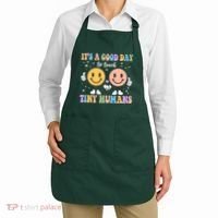 Cute It's A Good Day To Teach Tiny Humans Back To School Apron thumb 2