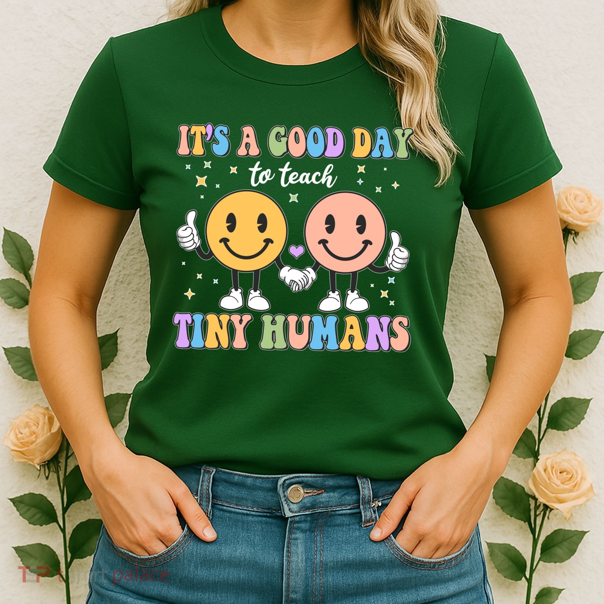 Cute It's A Good Day To Teach Tiny Humans Back To School Women's T-Shirt