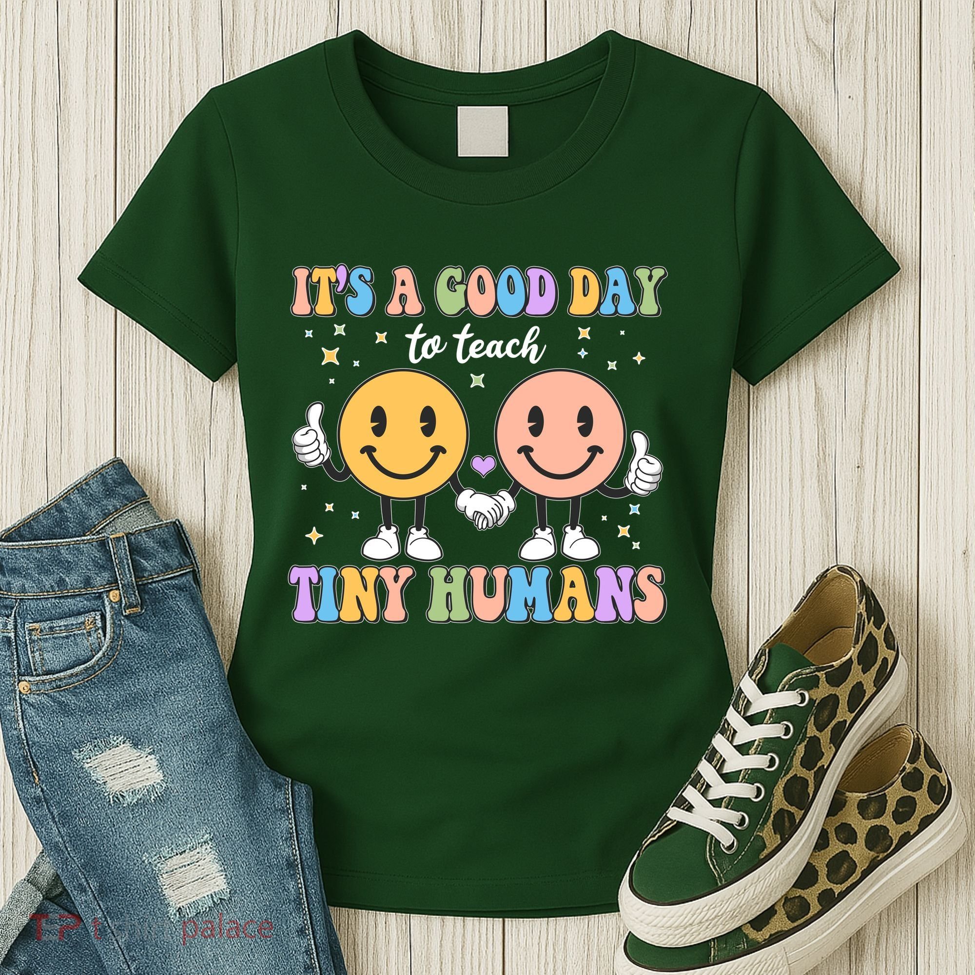 Cute It's A Good Day To Teach Tiny Humans Back To School Women's T-Shirt