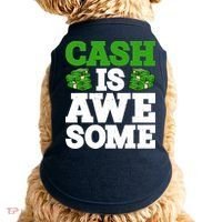Cash Is Awesome Doggie Tank thumb 0